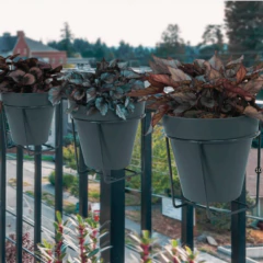 Vaso Sampa (12x11 cm) Cor Grafite VASART - comprar online