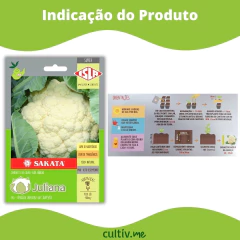 Semente Couve Flor Hibrido Juliana Super ISLA - Cultiv.me