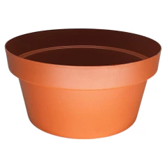 Vaso Cuia Bari Eco (25x12) Cor Terracota OKLA