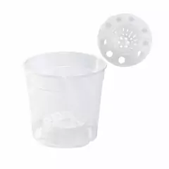 Kit para Orquídeas Média (2 Vasos Transparente + Substrato) na internet