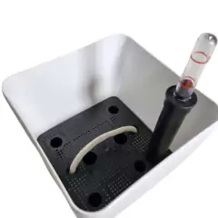 Vaso Autoirrigável Oxford Reservatório (20X20X19)Branco OKLA - Cultiv.me