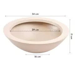 Vaso Bacia P (4,5L) Cor Areia VASAP na internet