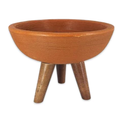 Vaso Bacia Mini Pé Palito (17x23) Chocolate ALPE E ARITANA