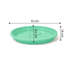 Vaso Aquarela com Prato 1,5 (0,25L) Verde NUTRIPLAN - loja online