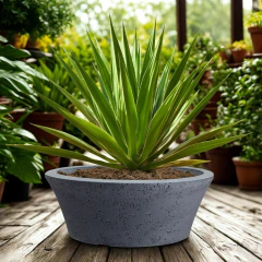 Imagem do Vaso Harmony 55 (16L) Cor Preto Ardosia JAPI