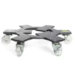 Suporte Alum. Invisível 40cm c/06 Rodas até 240kg TECH PLANT