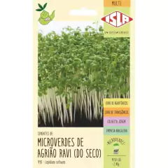 6X Sementes Brotos Microverdes [Kit Cores Variados] ISLA - Cultiv.me