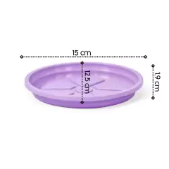 Vaso Aquarela com Prato Nº3,5 Lilás (1,7L) NUTRIPLAN - loja online
