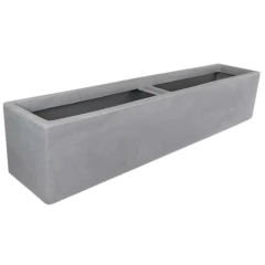 Vaso Floreira Cubo (80x20) Antique Cimento VASART