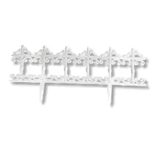 Cerquinha Plástica com Encaixe (90X38cm) Branca TOP GARDEN
