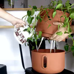 Imagem do Vaso Autoirrigável Decor Urbi G (35X45) Cor Cimento BROTA