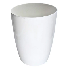 Vaso Cachepot Alto Oxford (11x12) Cor Branco OKLA