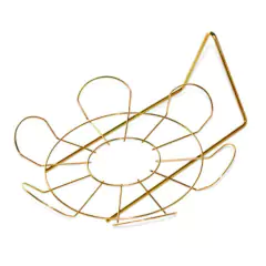 Suporte de Parede Margarida Médio (29cm) Dourado NUTRIPLAN