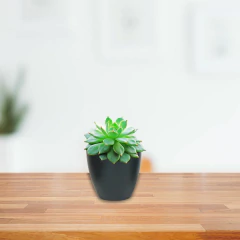 Vaso Cachepot Bage (6x6) Cor Grafite VASART - loja online