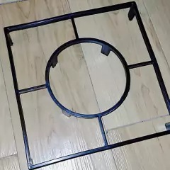 Suporte Plástico Rasteiro para Vasos (24cm) Preto NUTRIPLAN - Cultiv.me