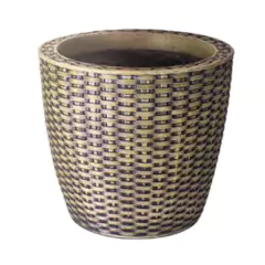 Vaso Treccia Redondo 24 (8,5L) Envelhecido NUTRIPLAN - comprar online