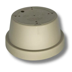 Vaso Cuia Bari Eco (10x5) Cor Cinza Taupe OKLA - Cultiv.me