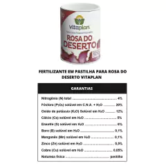 Fertilizante Pastilha para Rosa do Deserto (50g) VITAPLAN - Cultiv.me