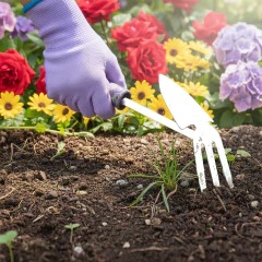 Sacho Combinado 2 Pontas Cabo Decorado Jardinagem TOP GARDEN - loja online