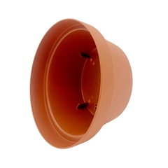 Vaso Cuia Bari (10X5) Cor Terracota OKLA - Cultiv.me