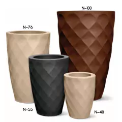 Vaso Safira Cônico 40 (18L) Cor Ferrugem NUTRIPLAN - loja online