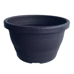 Cuia Veneza sem Prato (M-24x14,5) Preta RIQUEPLÁS