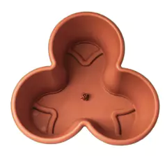 Vaso Empilhável Treviso (41X39X16) Cor Terracota OKLA na internet