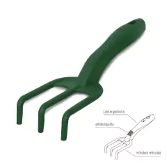 Rastelo Plástico para Jardinagem Verde (240mm) NUTRIPLAN - loja online