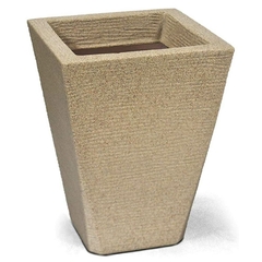 Vaso Grafiato Trapézio 35 (17L) Cor Areia NUTRIPLAN