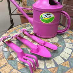 Pazinha Estreita de Plástico para Jardim (Rosa) OKLA - Cultiv.me