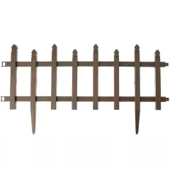 Cerquinha Plástica Decorativa (61X24cm) Tabaco TOP GARDEN - comprar online