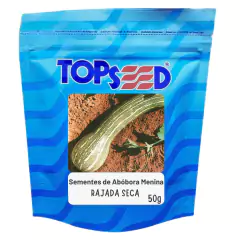 Sementes de Abóbora Menina Rajada Seca (50g) TOPSEED