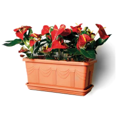 Imagem do Jardineira Romano 85 com Prato (82,8L) CorCerâmica NUTRIPLAN