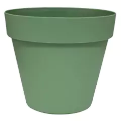 Vaso Plástico Unique 16 (16X14cm) Verde JAPI