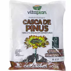 Casca de Pinus Moída Substrato (400g) VITAPLAN - comprar online