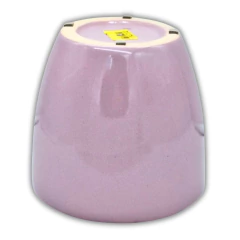 Vaso Cerâmica Esmaltado Orquídea (15) Lilás BURGUINA - Cultiv.me