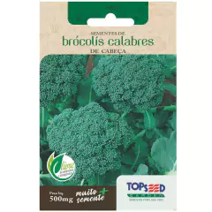 Sementes de Brócolis Calabrês de Cabeça TOPSEED