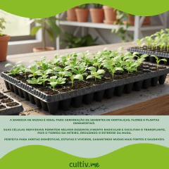 Bandeja para Mudas (128 células) NUTRIPLAN - Cultiv.me