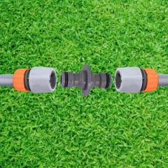 Conector Duplo Engate Rápido Emenda de Mangueiras JAPI - Cultiv.me