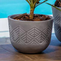 Vaso Tribo Redondo 42 (22L) Preto Ardósia JAPI - loja online