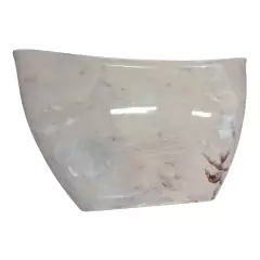 Vaso Canoa Stone P (600ML) Travertno Marmorizado INJEPLASTEC - comprar online