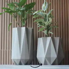 Vaso Origami 51 (69,2L) Cor Granito NUTRIPLAN - comprar online