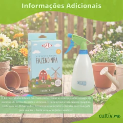Kit Horta Fazendinha (Cultivo Microverdes + Pulverizador) - Cultiv.me