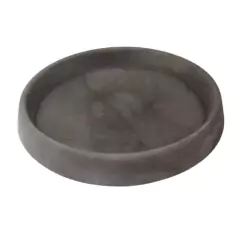 Prato Redondo Tradicional 25 (28x23x4) Preto Ardósia JAPI