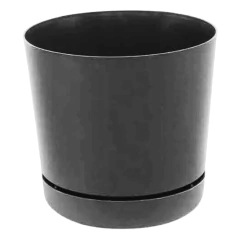 Vaso Rio (15x15 cm) Cor Grafite VASART