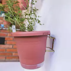 Vaso Milano sem Prato (G-35x30) Cor Cerâmica RIQUEPLÁS - comprar online