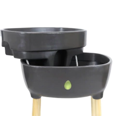 Vaso Horta 365 Autoirrigável (51x25) Grafite Sólido VASART - comprar online