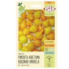 KIT Sementes de Pimenta Biquinho (Salmão Amarela e Vermelha) - Cultiv.me