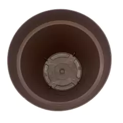 Vaso Redondo Bari ECO (15X13) Cor Tabaco OKLA - Cultiv.me