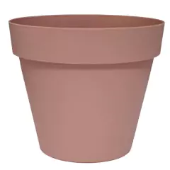 Vaso Plástico Unique 12 (12X10,5cm) Rosa JAPI